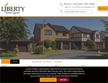 Tablet Screenshot of libertyestateagents.com